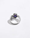 925 Silver Blue Sapphire (Neelam) Ring - 1136B - Myra