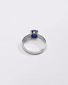 Luxe Blue Sapphire (Neelam) Ring – 925 Silver - 1142N4 - Myra