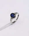 Royal Blue Sapphire (Neelam) Ring – 925 Silver - 1148B - Myra