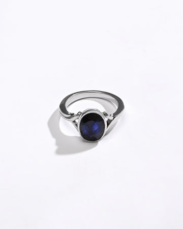 Daily Blue Sapphire (Neelam) Ring – 925 Silver - #1175B - Myra