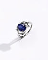 Pure Energy Blue Sapphire (Neelam) Ring – 925 Silver - #1177N4 - Myra
