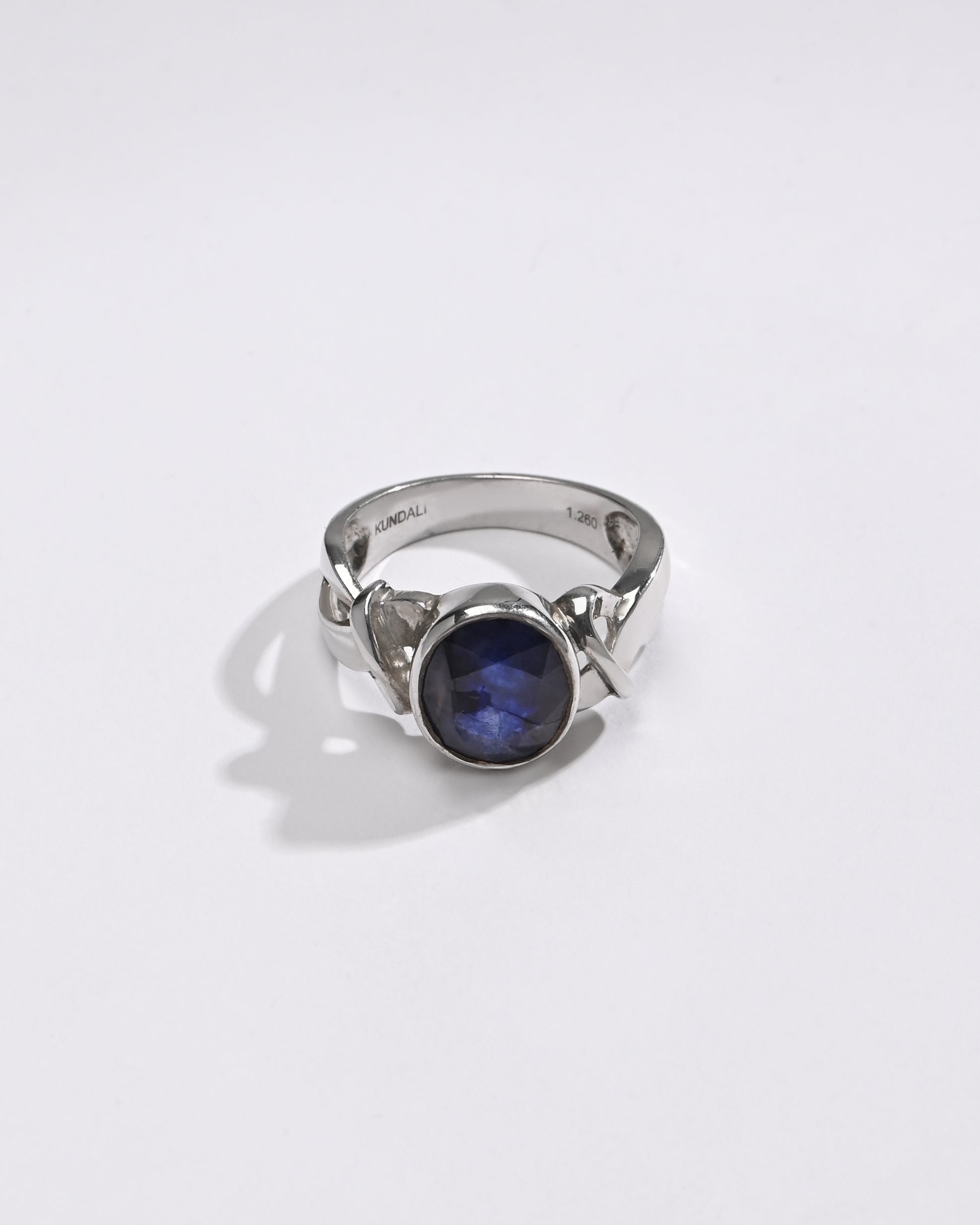 Vedic Fit Blue Sapphire (Neelam) Ring – 925 Silver - #1210B - Myra