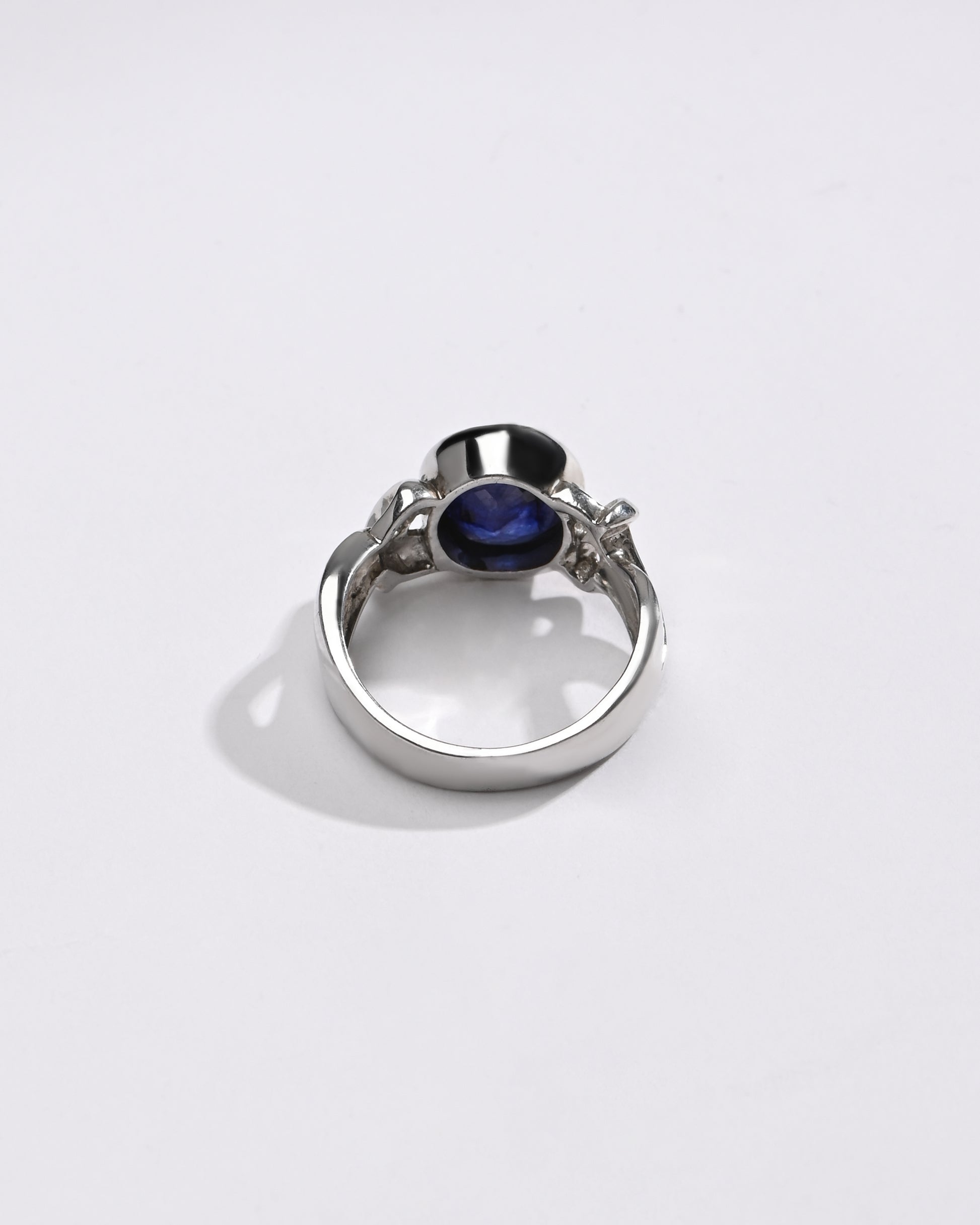 Vedic Fit Blue Sapphire (Neelam) Ring – 925 Silver - #1210B - Myra
