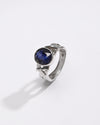 Vedic Fit Blue Sapphire (Neelam) Ring – 925 Silver - #1210B - Myra