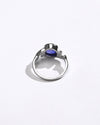 Natural Blue Sapphire (Neelam) Ring – 925 Silver - #1196B - Myra