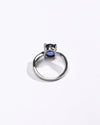 Blue Sapphire (Neelam) Ring in 925 Silver - #1201N4 - Myra