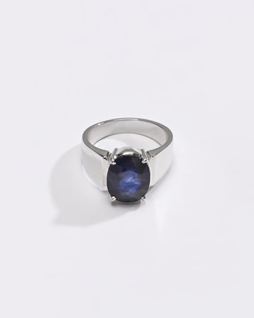 Blue Sapphire (Neelam) Ring – Myra Signature 925 Silver - #1224N4 - Myra