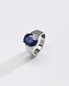 Blue Sapphire (Neelam) Ring – Myra Signature 925 Silver - #1224N4 - Myra