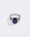 Charming Blue Sapphire (Neelam) Ring – 925 Silver - #1228N4 - Myra