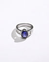 Essential Blue Sapphire (Neelam) Ring – 925 Silver - #1235B - Myra