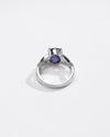 Elegant Blue Sapphire (Neelam) Ring – 925 Silver - 1104N4 - Myra