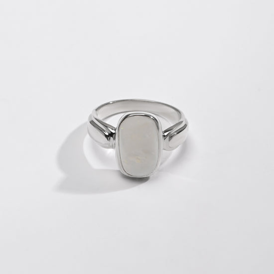 Opal (Doodhiya) Ring – 925 Silver Craftsmanship - #1101B F - Myra