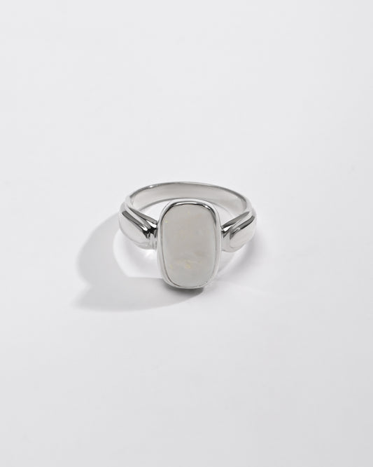 Opal (Doodhiya) Ring – 925 Silver Craftsmanship - #1101B F - Myra