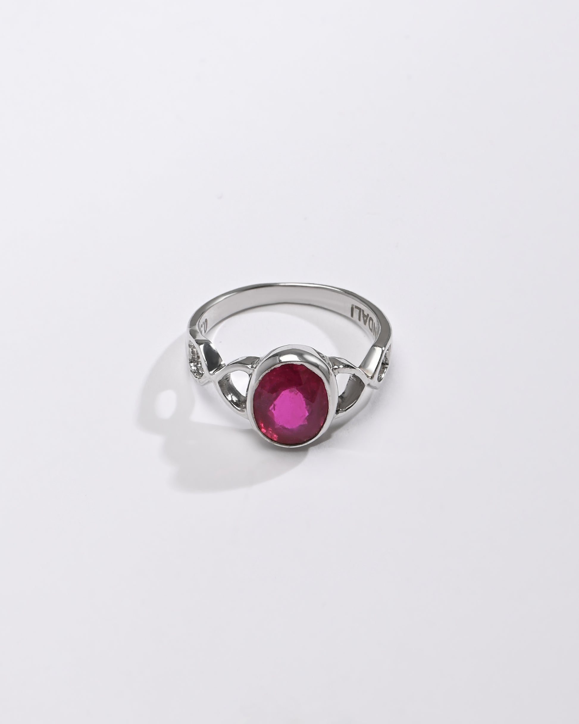 Vintage Ruby (Manik) Ring in 925 Sterling Silver - #1105B - Myra
