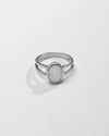 Natural Opal (Doodhiya) Ring – 925 Silver - #1150B F - Myra