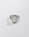 925 Silver Opal (Doodhiya) Ring - #1196B F - Myra