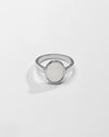 Daily Wear Opal (Doodhiya) Ring – 925 Silver - #1200B F - Myra