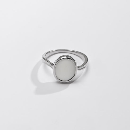 Opal (Doodhiya) Gemstone Ring – 925 Silver - #1201B - Myra