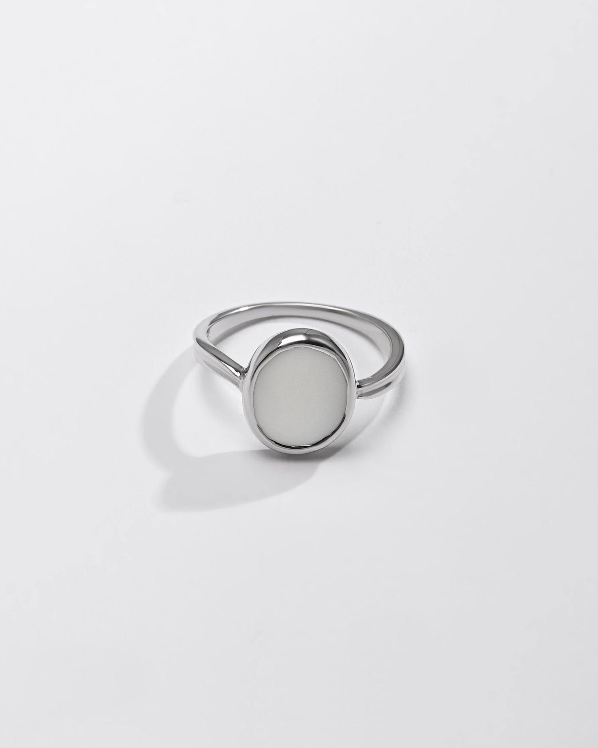 Opal (Doodhiya) Gemstone Ring – 925 Silver - #1201B - Myra