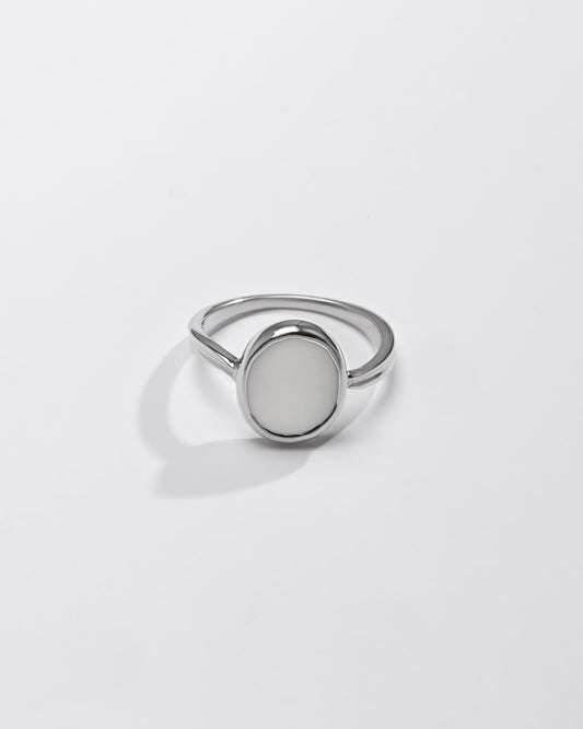 Opal (Doodhiya) Gemstone Ring – 925 Silver - #1201B - Myra