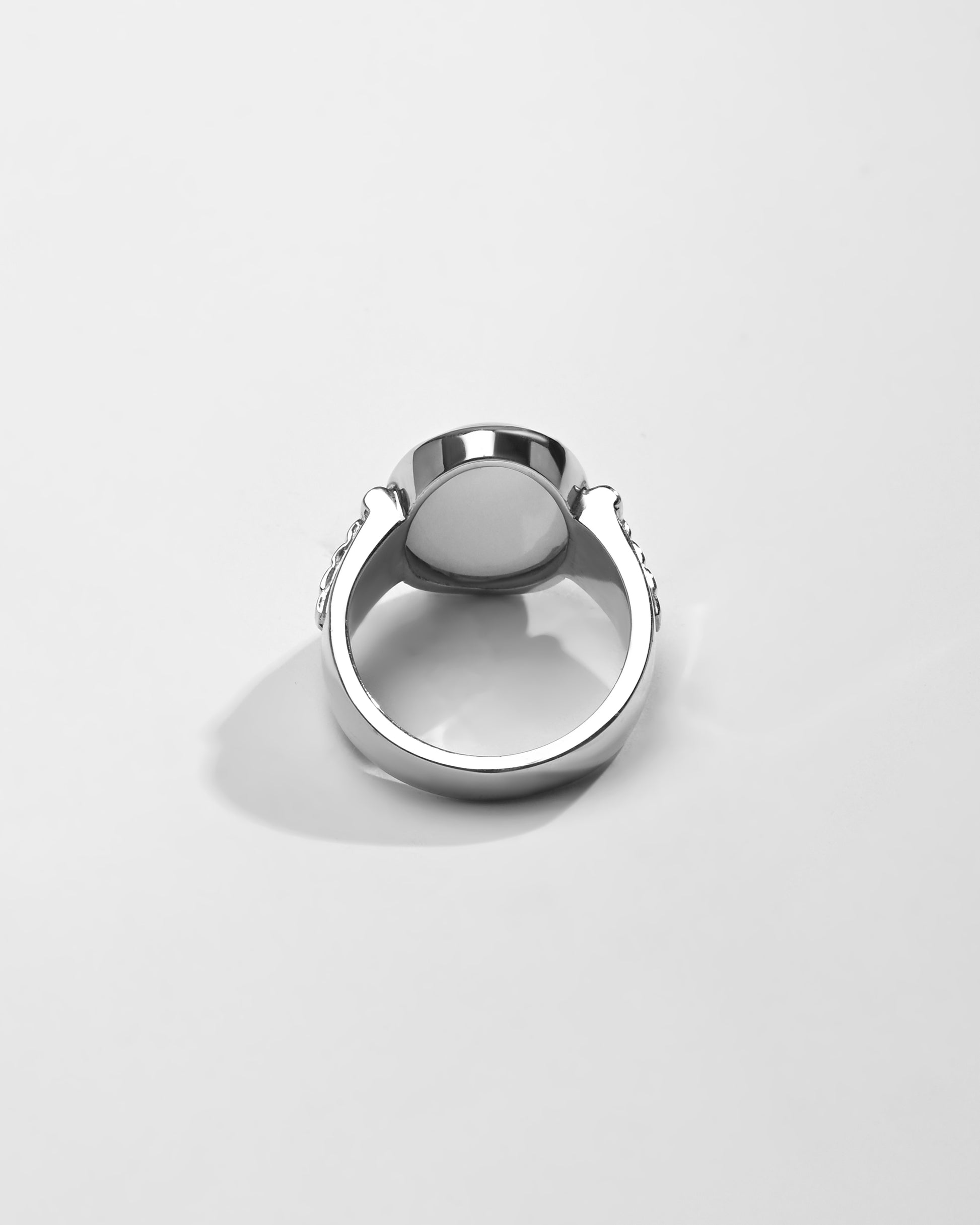 Natural Opal (Doodhiya) Ring – 925 Silver - #1236B - Myra