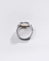 Premium Opal (Doodhiya) Ring in 925 Silver - #1236B - Myra