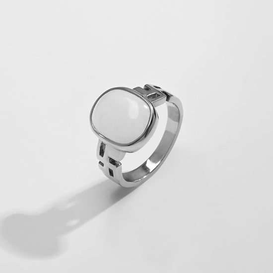 Bold Opal (Doodhiya) Ring – 925 Silver - #1283B - Myra