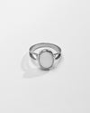 Opal (Doodhiya) Ring – 925 Silver Minimalist - #1112B F - Myra