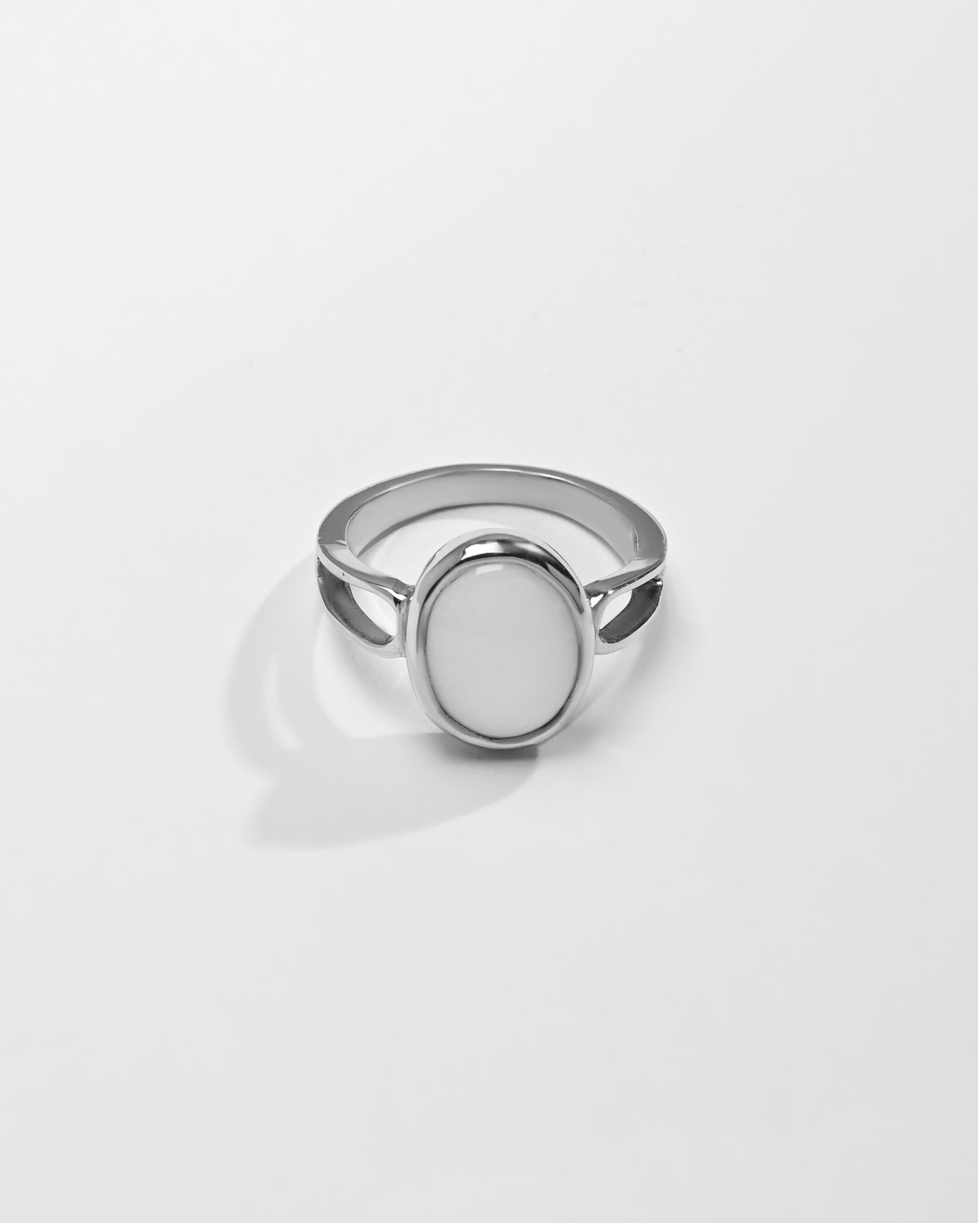 Opal (Doodhiya) Ring – 925 Silver Minimalist - #1112B F - Myra