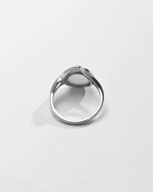 Classic Opal (Doodhiya) Ring – 925 Silver - #1192B F - Myra