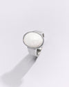 Premium Opal (Doodhiya) Ring in 925 Silver - #1224B - Myra