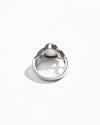 Pearl (Moti) Ring – 925 Silver Crafted - #1105 U - Myra