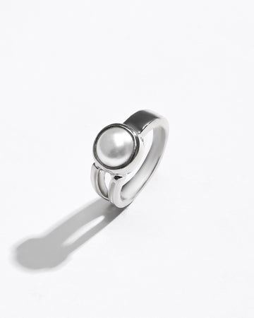 Natural Pearl (Moti) Ring – 925 Silver - #1125 R - Myra