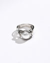 Deep-Gloss Pearl (Moti) Ring – 925 Silver - #1210 R - Myra