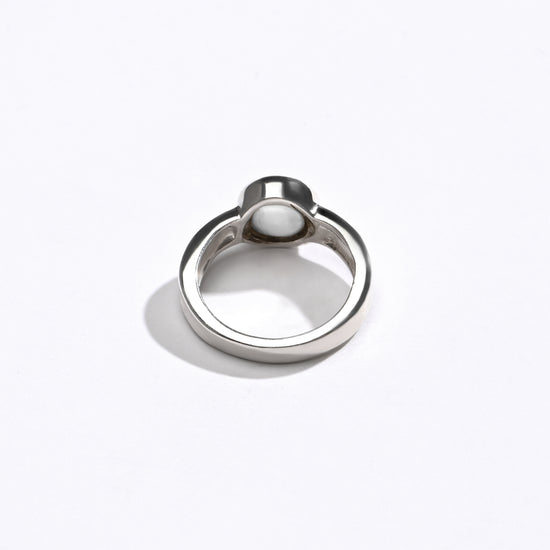 Daily Wear Pearl (Moti) Ring – 925 Silver - #1139 R - Myra