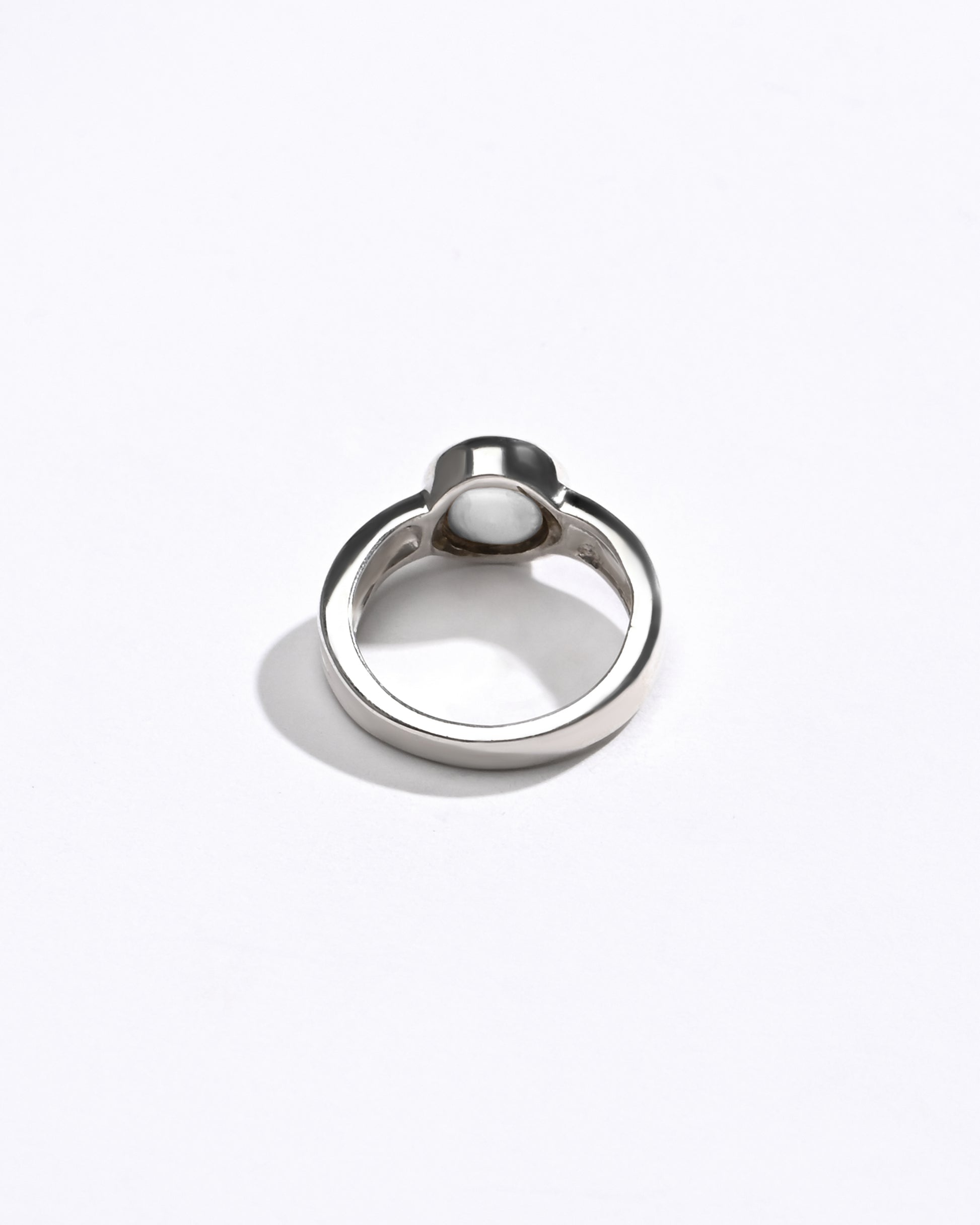 Daily Wear Pearl (Moti) Ring – 925 Silver - #1139 R - Myra