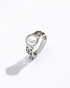 Elegant Pearl (Moti) Ring – 925 Silver - #1162 U - Myra