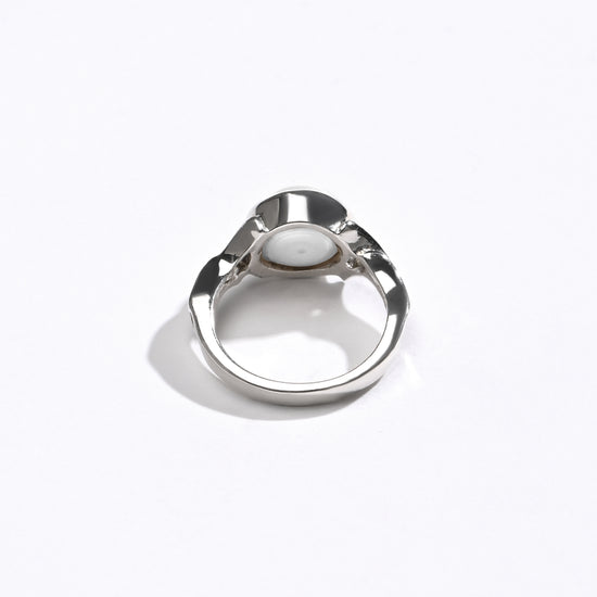 Vedic Pearl (Moti) Ring – 925 Silver - #1175 R - Myra
