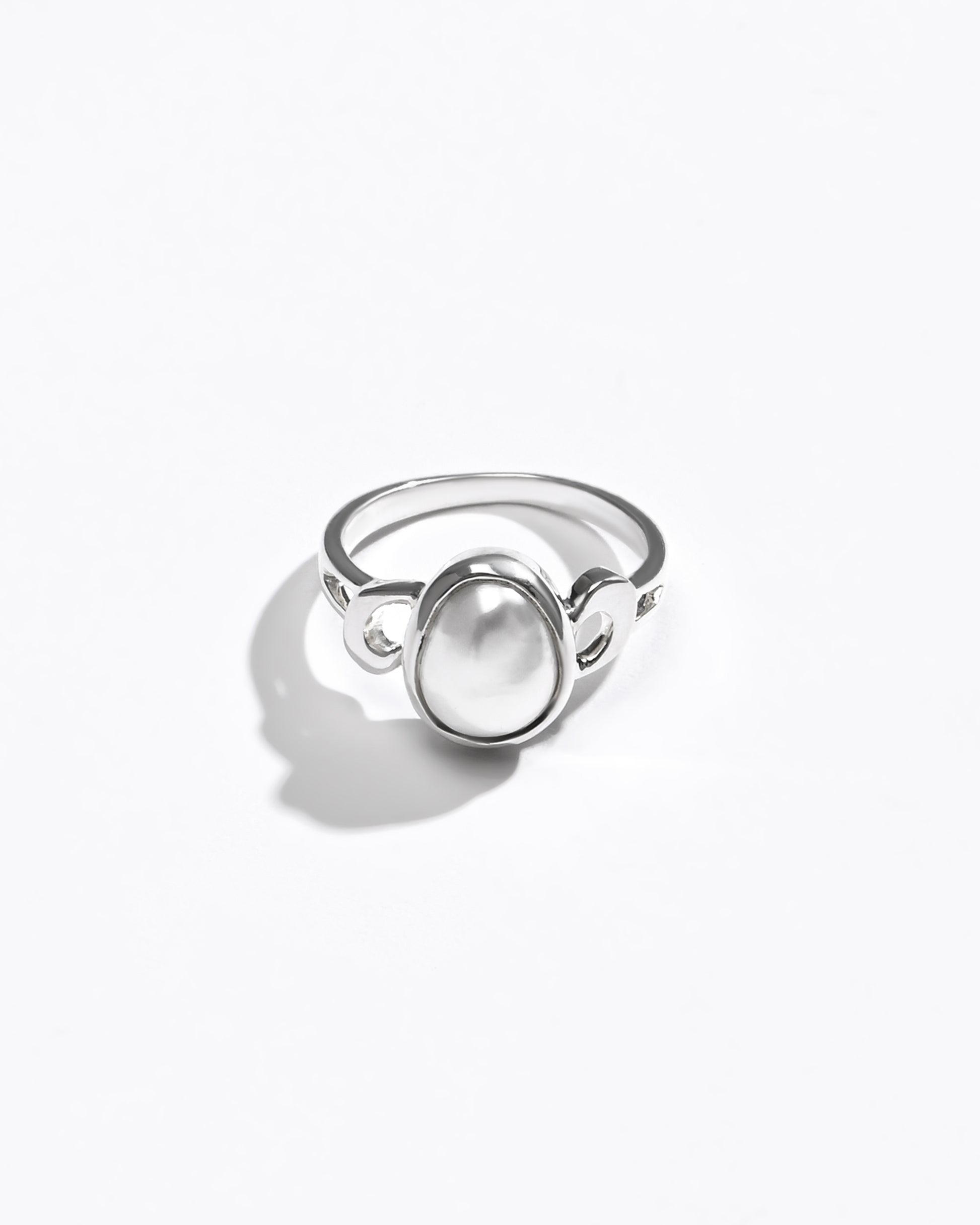 Luxe Pearl (Moti) Ring – 925 Silver - #1178 U - Myra