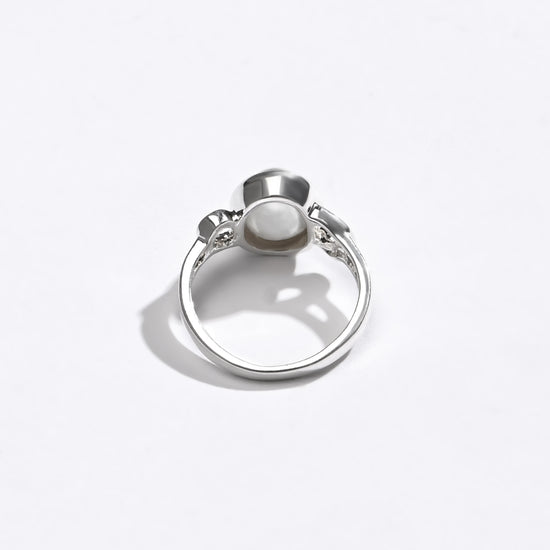Luxe Pearl (Moti) Ring – 925 Silver - #1178 U - Myra