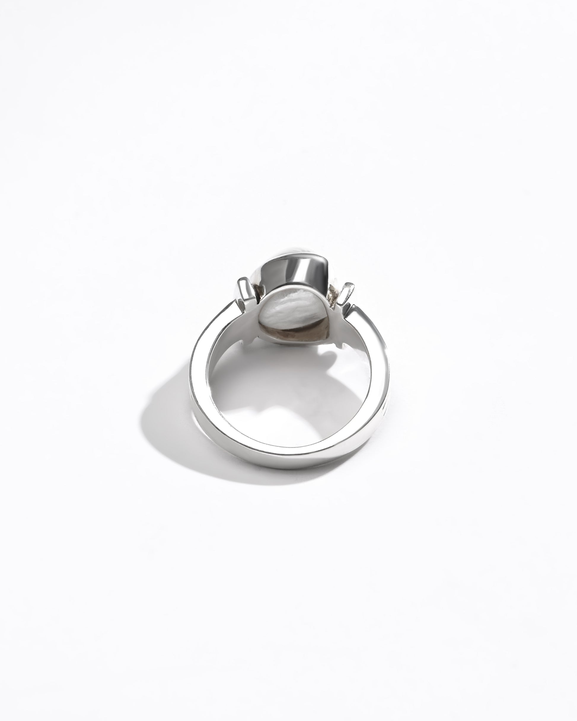 Classic Pearl (Moti) Ring – 925 Silver - #1134 U - Myra
