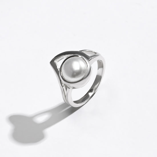 Royal Pearl (Moti) Ring – 925 Silver - #1192 R - Myra