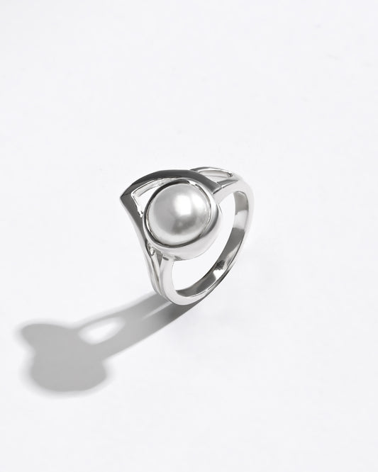 Royal Pearl (Moti) Ring – 925 Silver - #1192 R - Myra