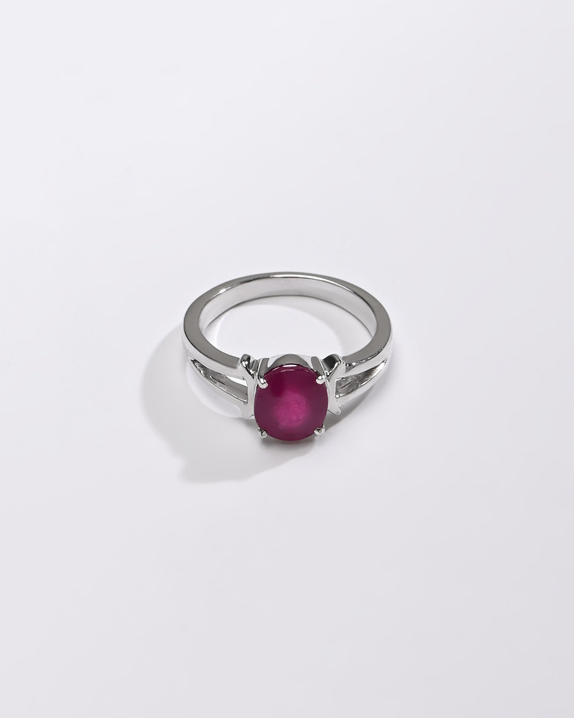 Essential Ruby (Manik) Ring – 925 Silver - #1148N4 - Myra