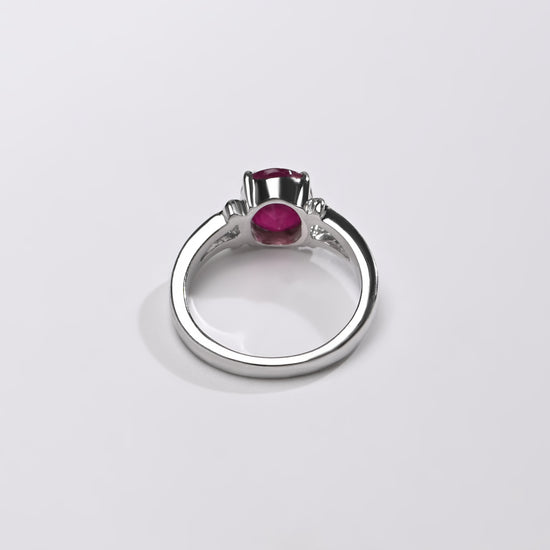 Essential Ruby (Manik) Ring – 925 Silver - #1148N4 - Myra