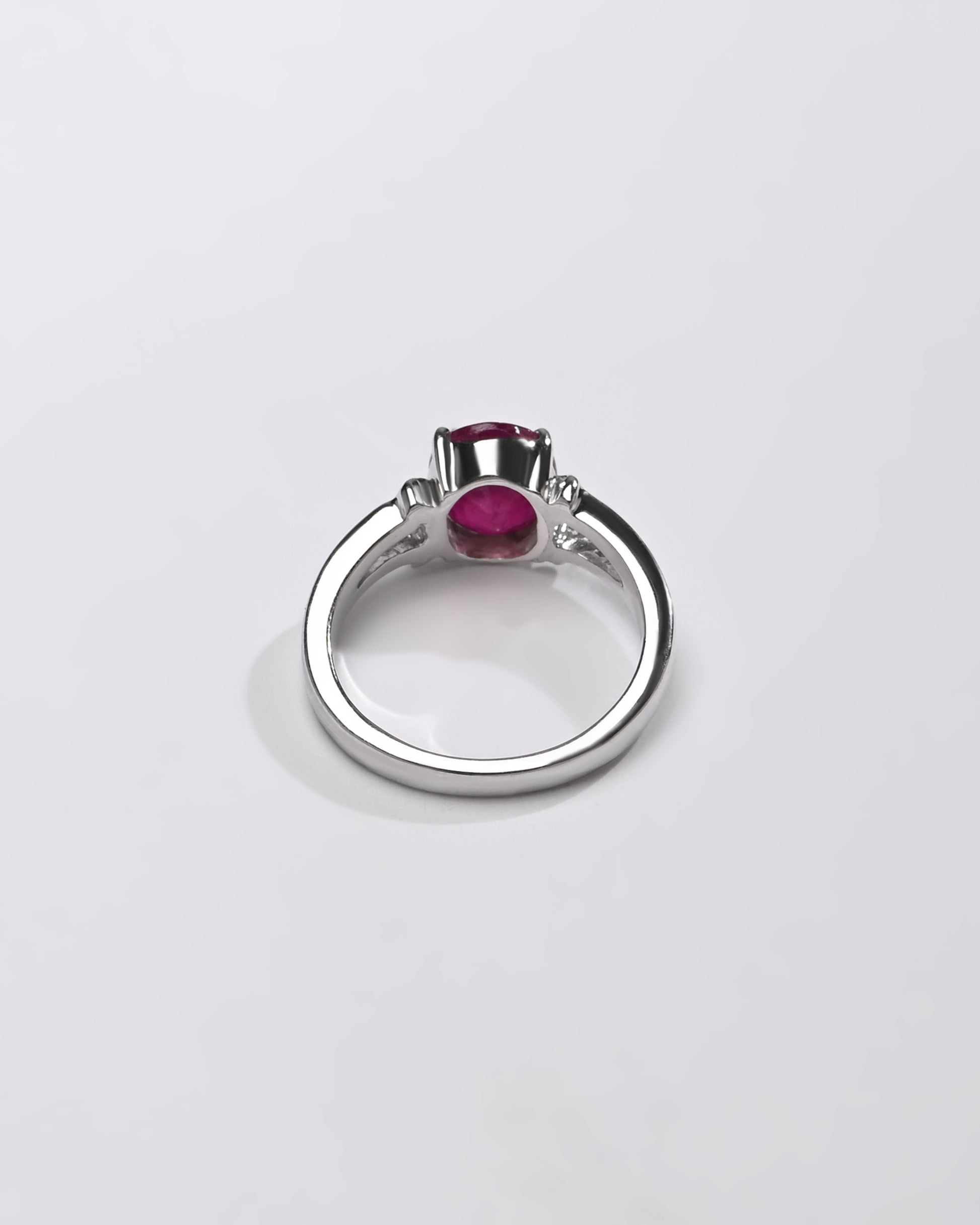 Essential Ruby (Manik) Ring – 925 Silver - #1148N4 - Myra