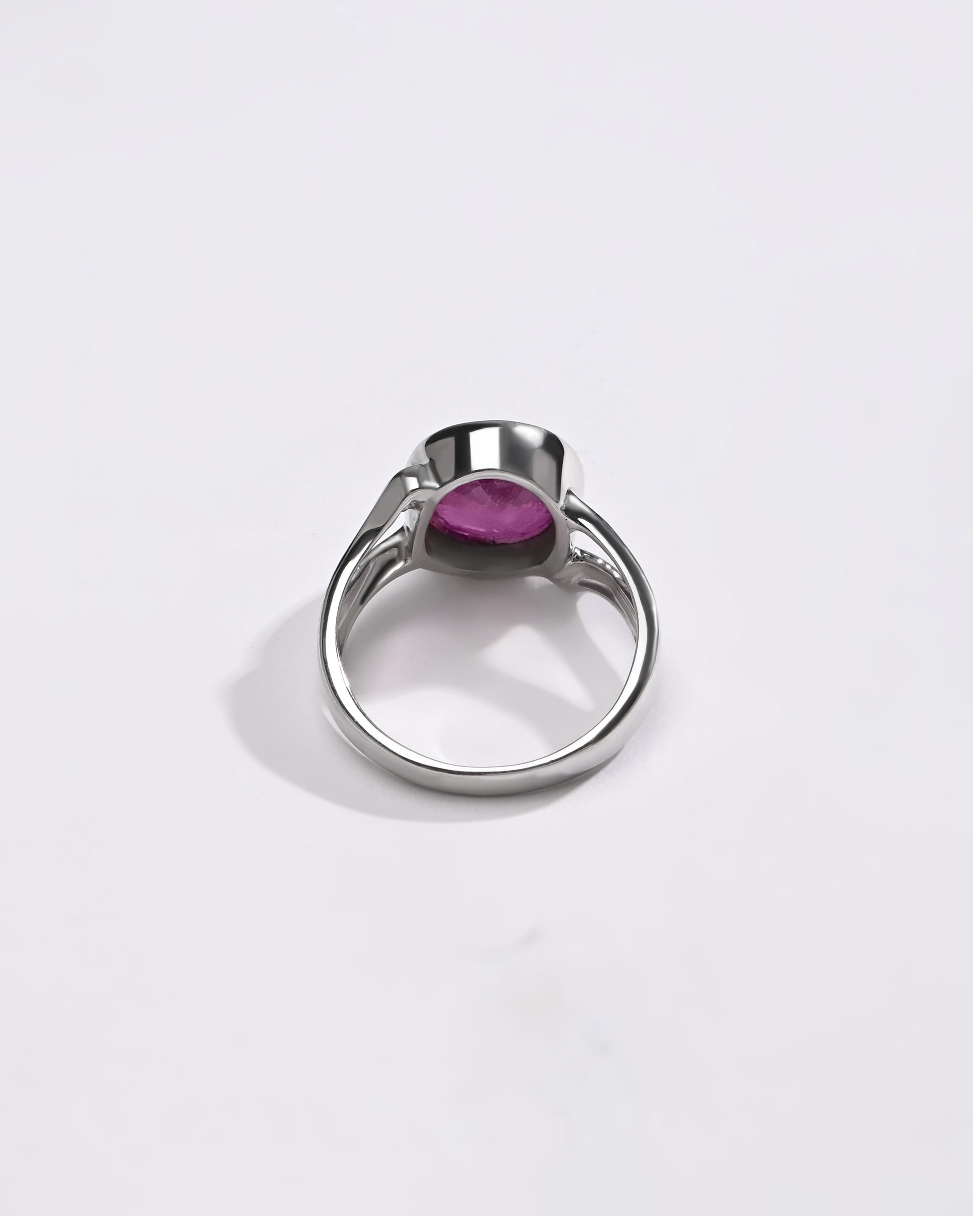 Elegant Ruby (Manik) Ring – 925 Silver - #1182B - Myra