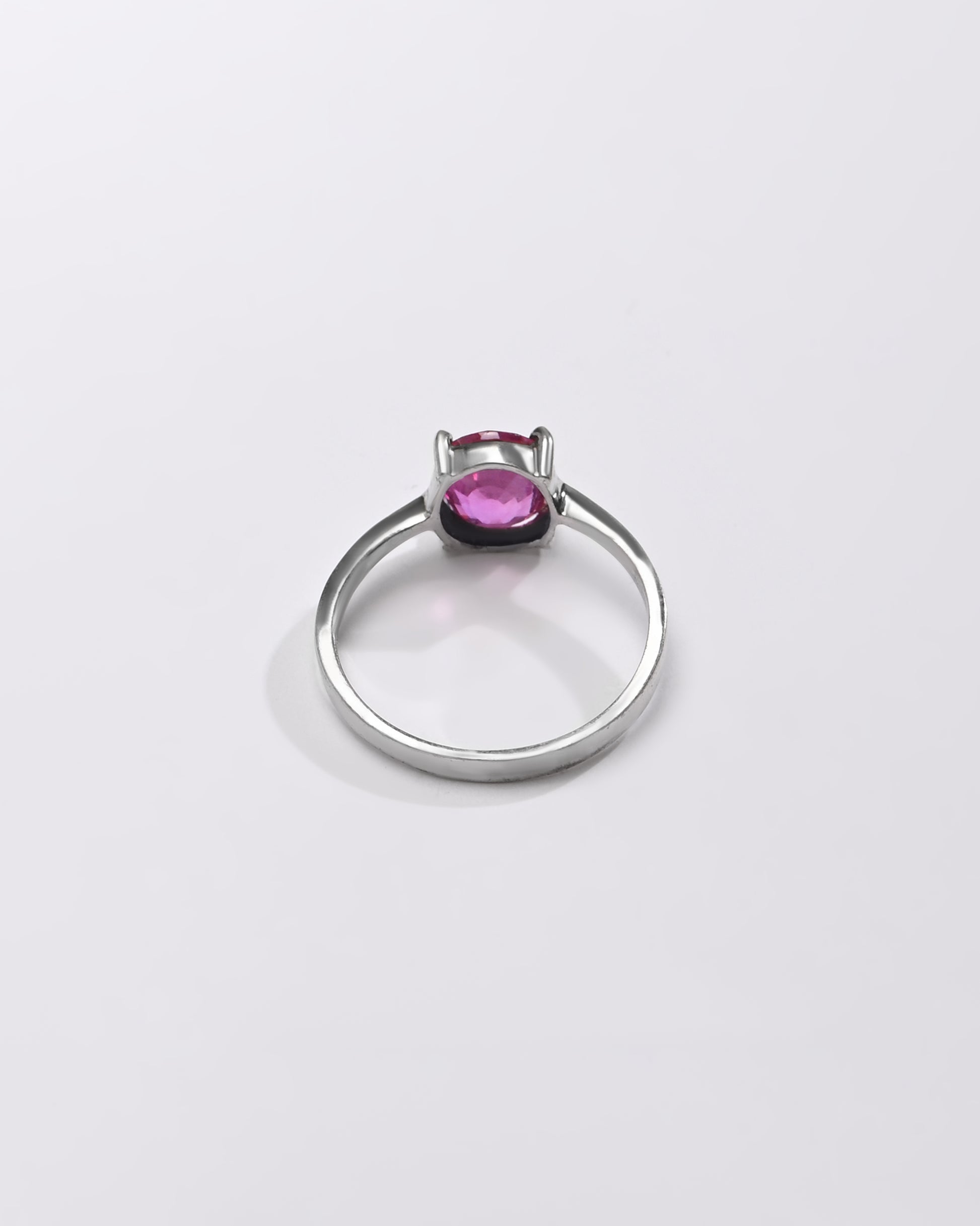 Bold Ruby (Manik) Ring – 925 Silver - #1218N4 - Myra