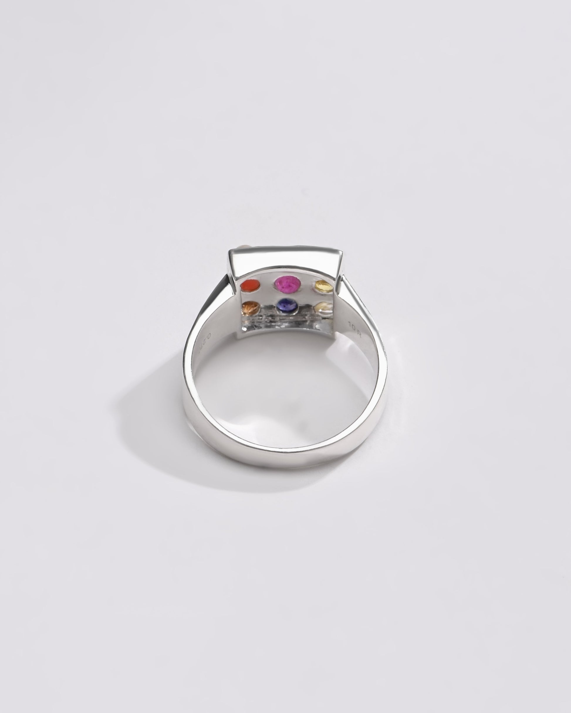 Essential Navratna (Navgrah) Ring – 925 Silver - 1228 - Myra