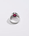 Deep Red Ruby (Manik) Ring – 925 Silver - #1236B - Myra